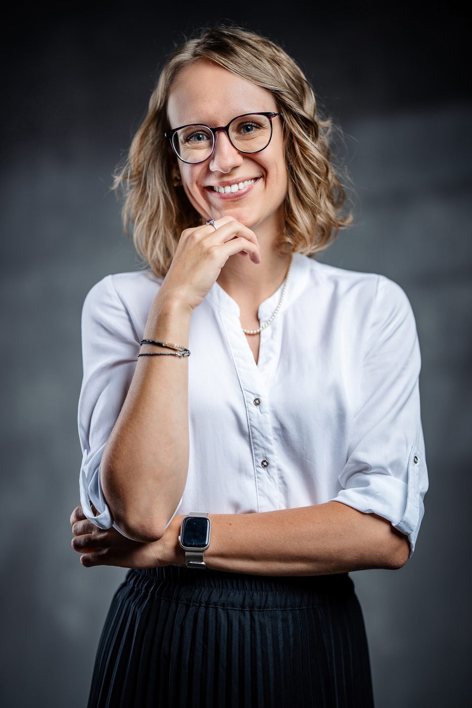 Business portrét, Uvolněný v ateliéru