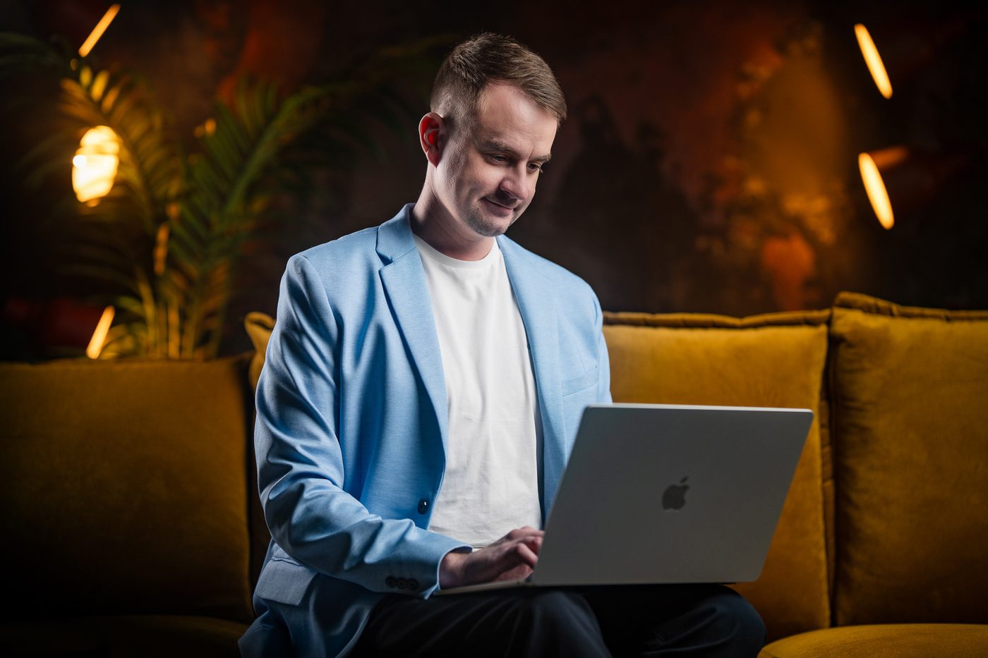 Business portrét, Uvolněný v ateliéru