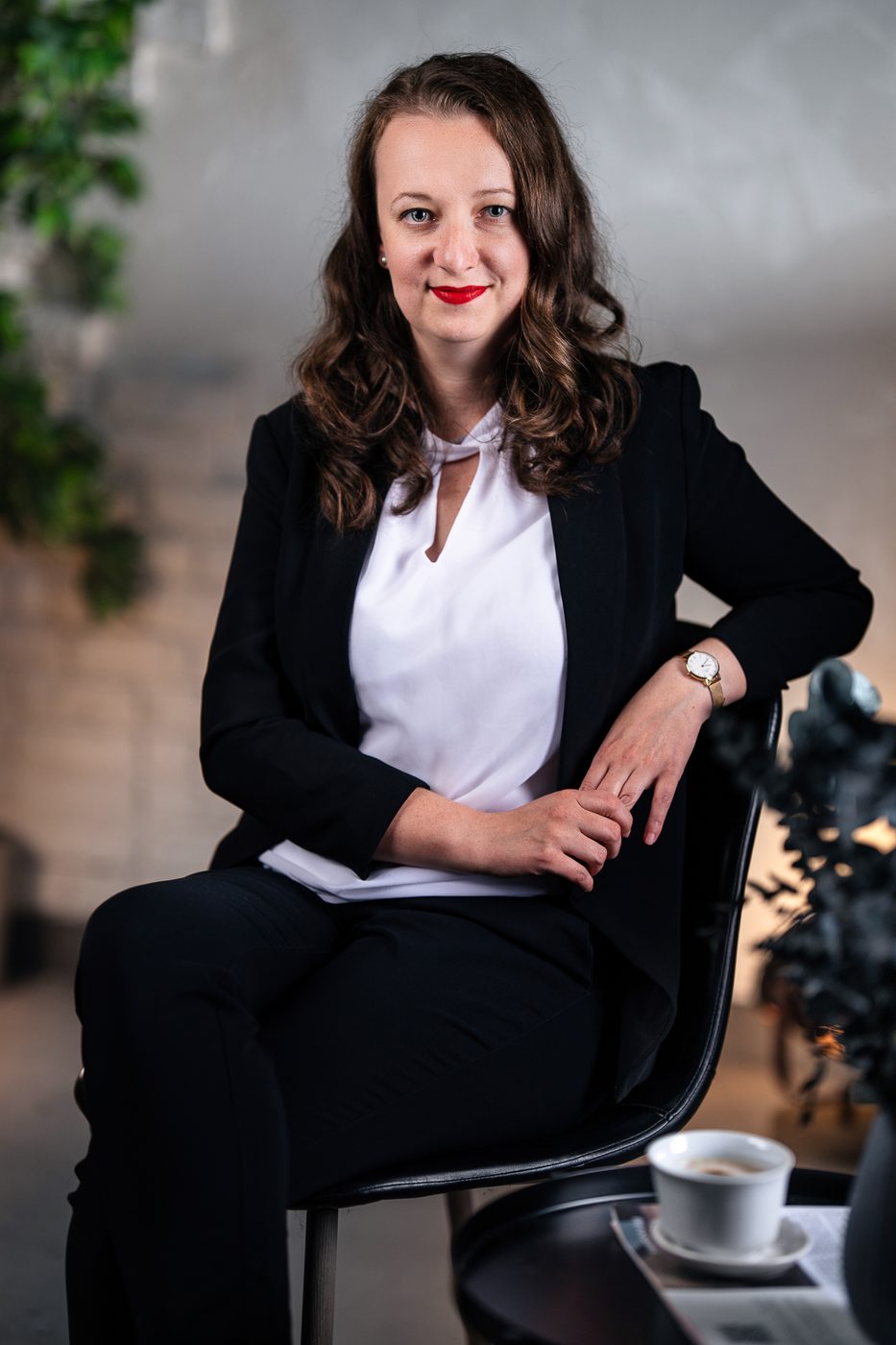 Business portréty, Uvolněný v ateliéru